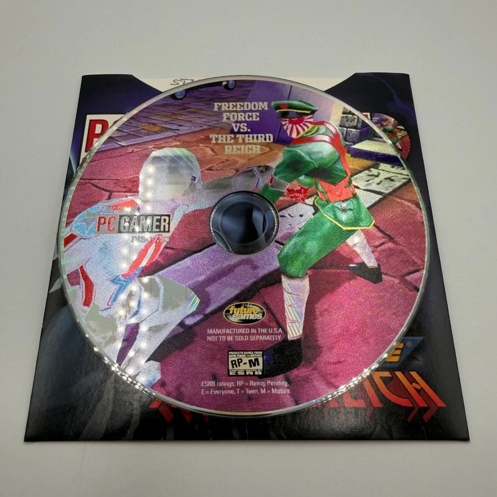 PC Gamer CD May 2005 Disc 7.53 Freedom Force vs The 3rd Reich Demo Vintage